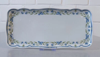 Plat à gâteau royal en porcelaine Hutschenreuther Maria Theresia décor Miramare - Photo 1/4