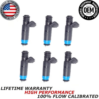 NEW OEM 6X Siemens Deka Fuel Injectors For BMW 530i (1994 1995) #FI114992