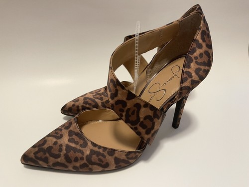 jessica simpson leopard heels