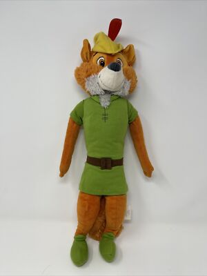 Peluche vintage Disney Store Robin des Bois renard rare 18