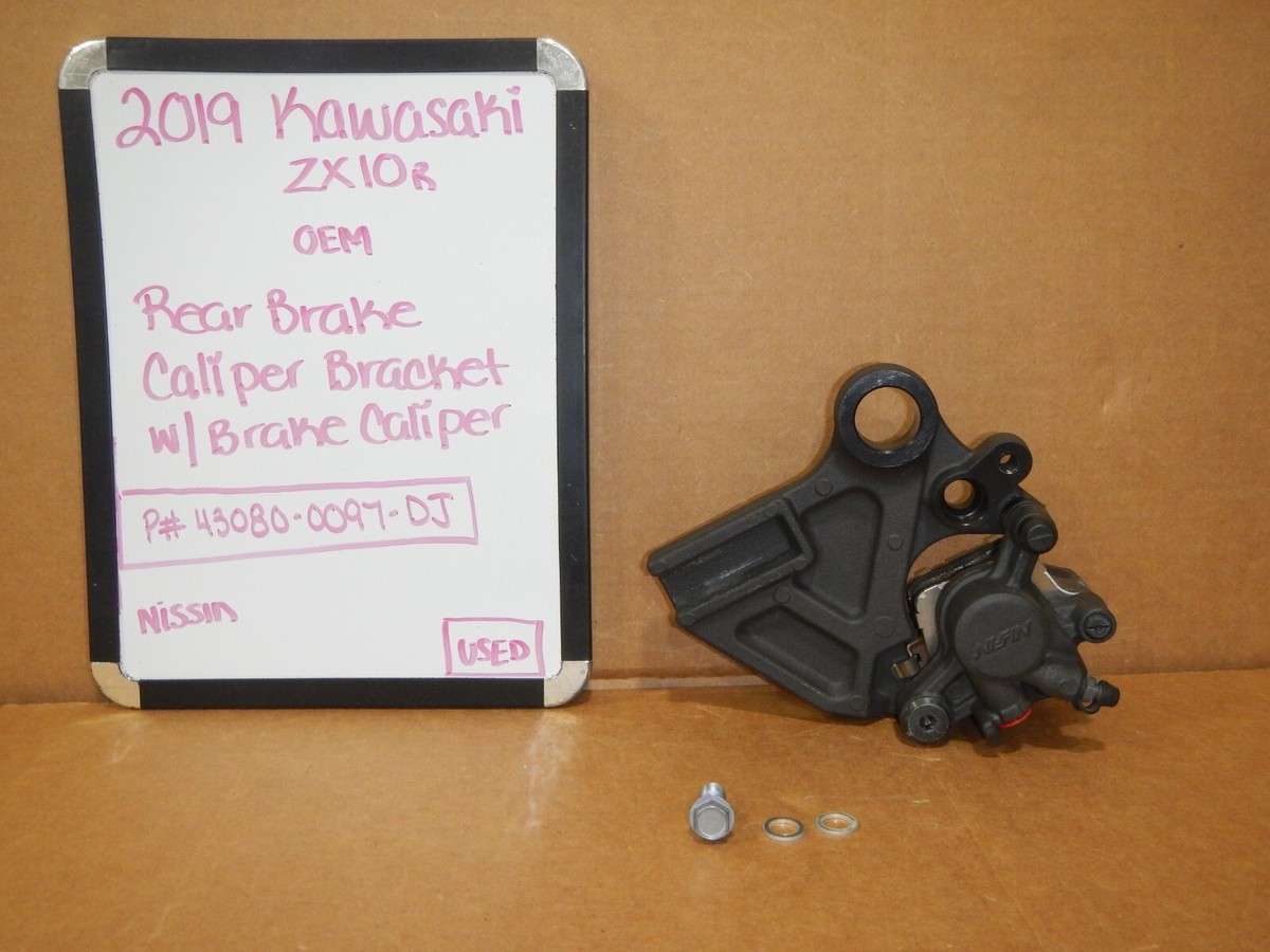 2019 Kawasaki ZX10R OEM Rear Brake Caliper with Bracket 13080-0097