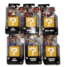 Super Mario Bros Movie 1.25 Inch Mini Figures - 6 Characters - Complete Set