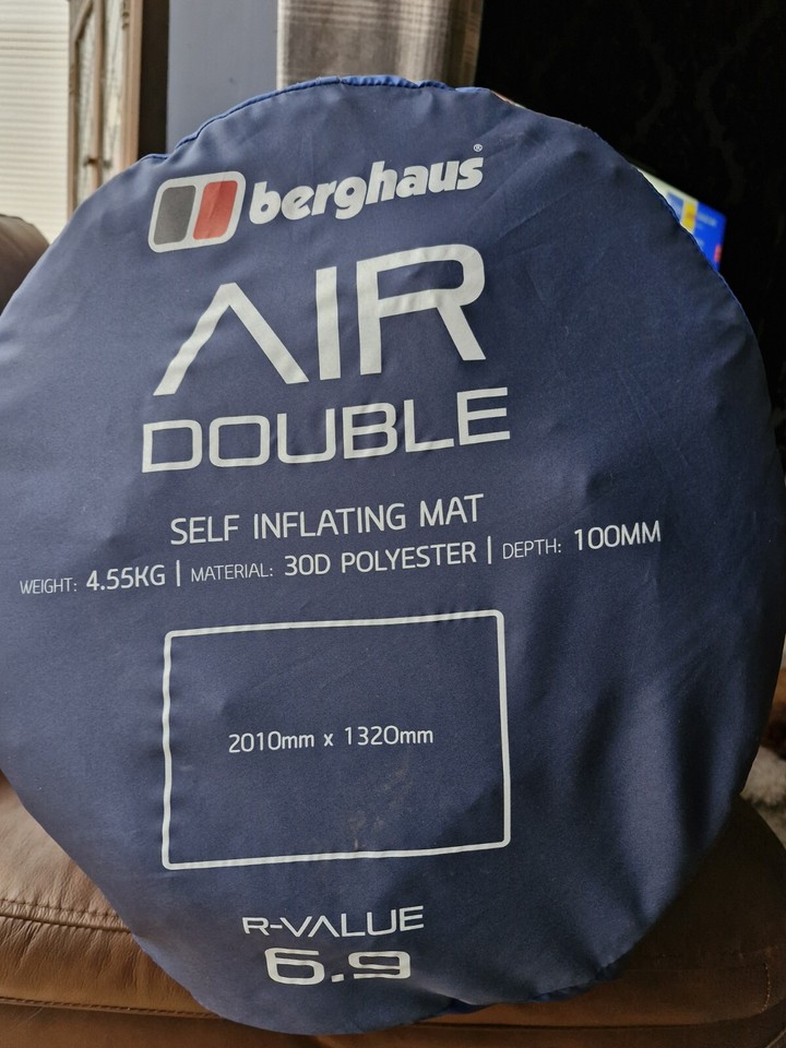 Berghaus Double Self Inflating 10cm Foam Mat eBay