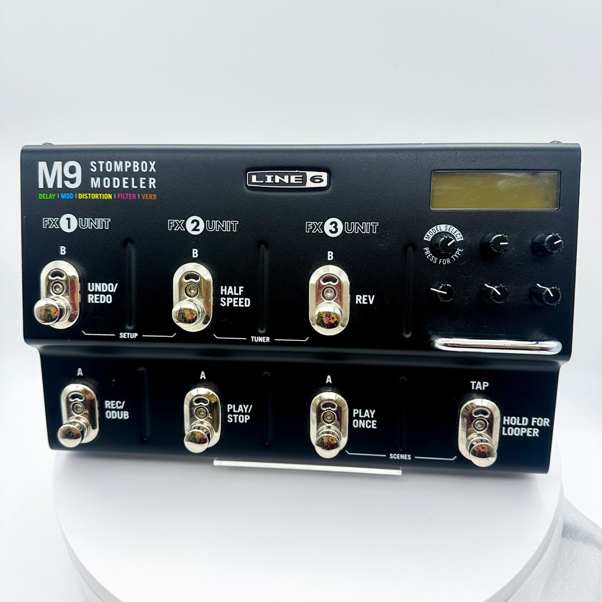 LINE 6 M9 Stompbox Modeler(ジャンク) Line 6 6 M9 Stompbox Modeler Multi-Effects Guitar Effect