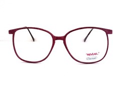 CHARMANT Women's Large Raspberry Mottle Carbon Eyeglass Frames Made in Japan NOS