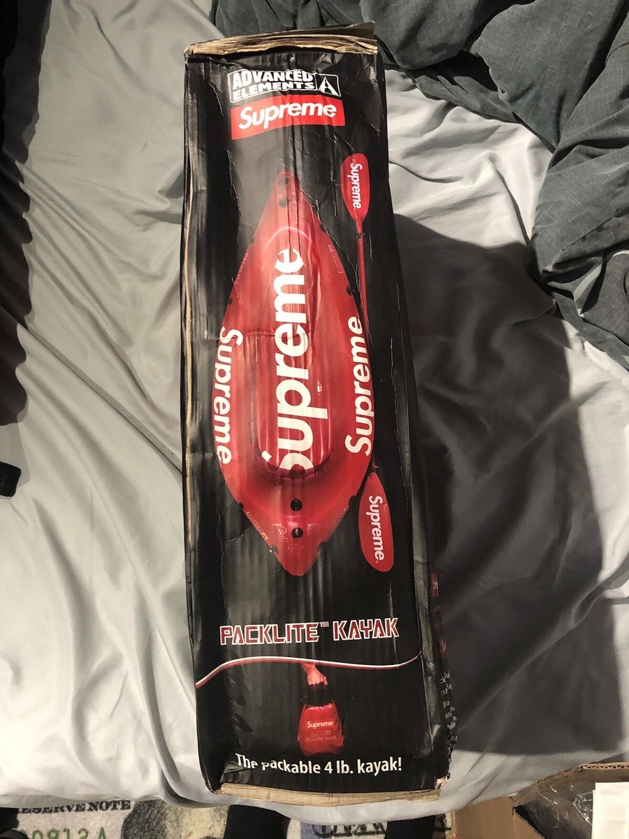 Supreme x Advanced Elements Packlite Kayak Red SS18A21 SS18