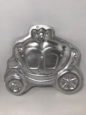 VTG Wilton Cake Pan Cinderella Pumpkin Carriage Coach Baking Aluminum 2008 EUC