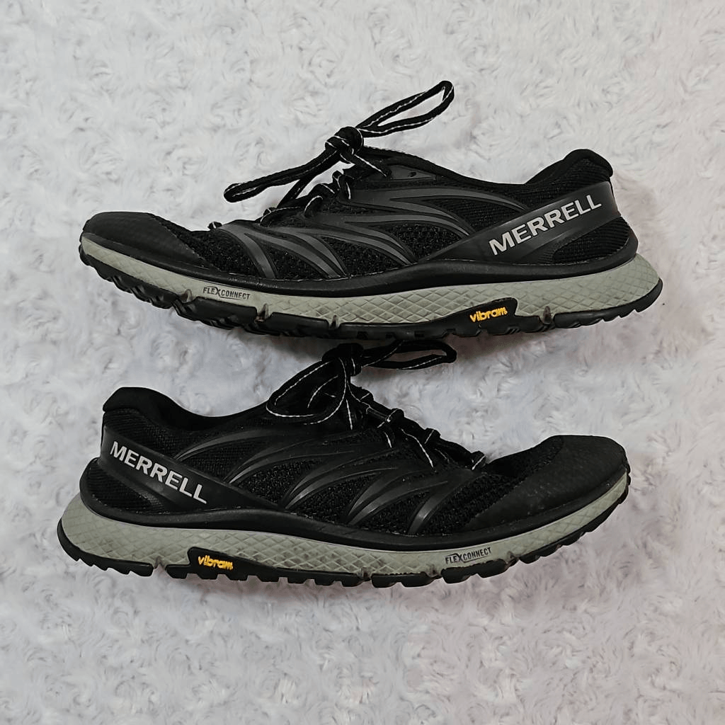 SAOLA Merrell Bare Access Xtra Trail Running Sneakers Donna Taglia 9 5 Nero Suola Vibram