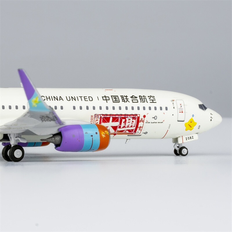 1:400 for NG Models for China United Airlines 737-800 B-208Z