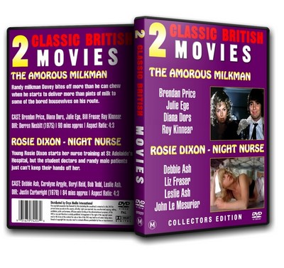 THE AMOROUS MILKMAN / ROSIE DIXON NIGHT NURSE [2for1DVD] British Comedy 1975/78