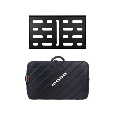 Mono PFX-PB-M-BLK-BDL Medium Black Pedalboard + Tour 2.0 Accessory Mono PFX-PB-M-BLK-BDL Medium Black Pedalboard + Tour 2.0 Accessory