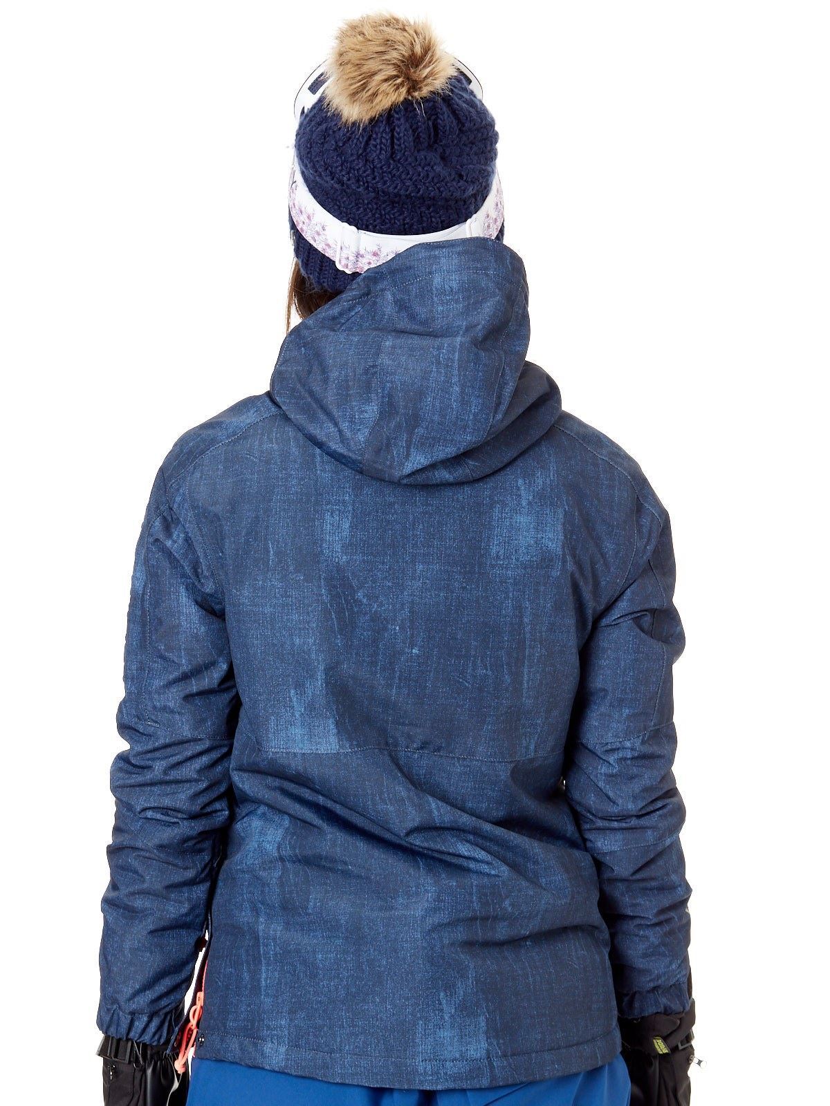 ONeill Blue Aop Frozen Wave Anorak Womens Snowboarding Jacket XS eBay