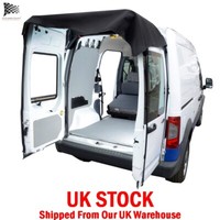 Ford Transit Connect Heck Markise Abdeckung Tailliert (2002-2013) Schwarz 617