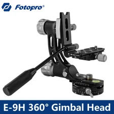 Fotopro E-9H Gimbal Head Telephoto Lens Panoramic Tripod Head for DSLR Cameras