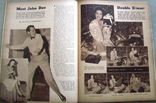 DOROTHY LAMOUR COVER+story Hollywood 12-40 movies Marx Bros. Kate Hepburn Miller - Imagen 2 de 6