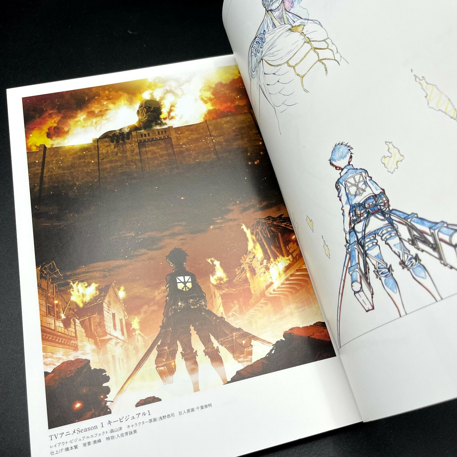Attack on Titan Cut Collection Art Work Illustration book Kyoji 