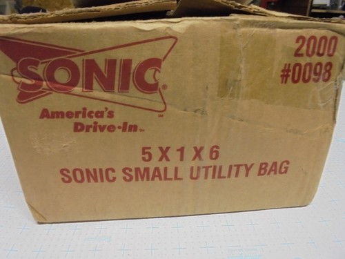 2000 Menge. Sonic Drive in French Braten/Gebrauchsmuster Papiertasche Neu, Volletui - Bild 4 von 4