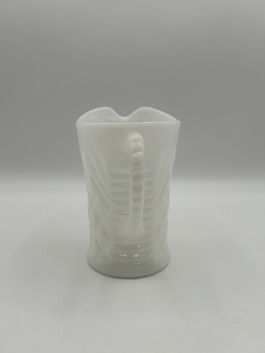 Prescut Pineapple White Milk Glass Pitcher Creamer by Anchor Hocking VTG 60s - Picture 7 of 18