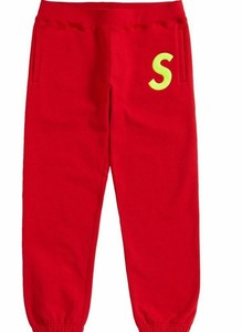 supreme sweatpants red