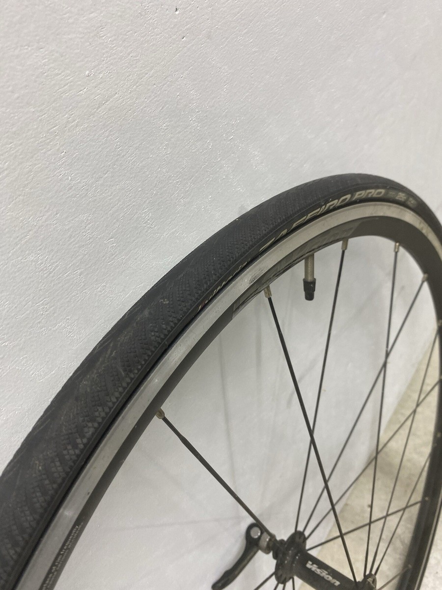 vision Team25　クリンチャー　フロント&リアホイール700c 最 安値 で車・バイク・自転車 - vision Team25 クリンチャー