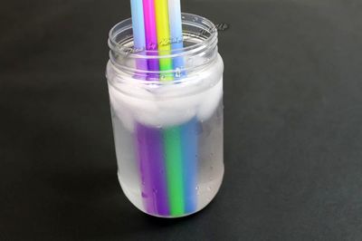 9'' Plastic Party Straws -Color Shifting Drinking Straws,(15 Pack) Magic D Straws