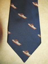 Vintage Neck Tie, Summer Boating, Nautical