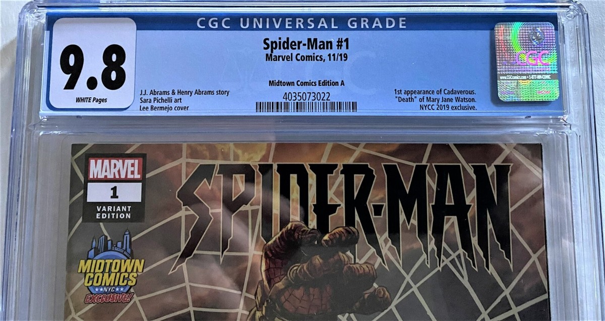 Spider-Man #1 CGC 9.8 Bermejo NYCC 2019 Midtown Cover A -1st app