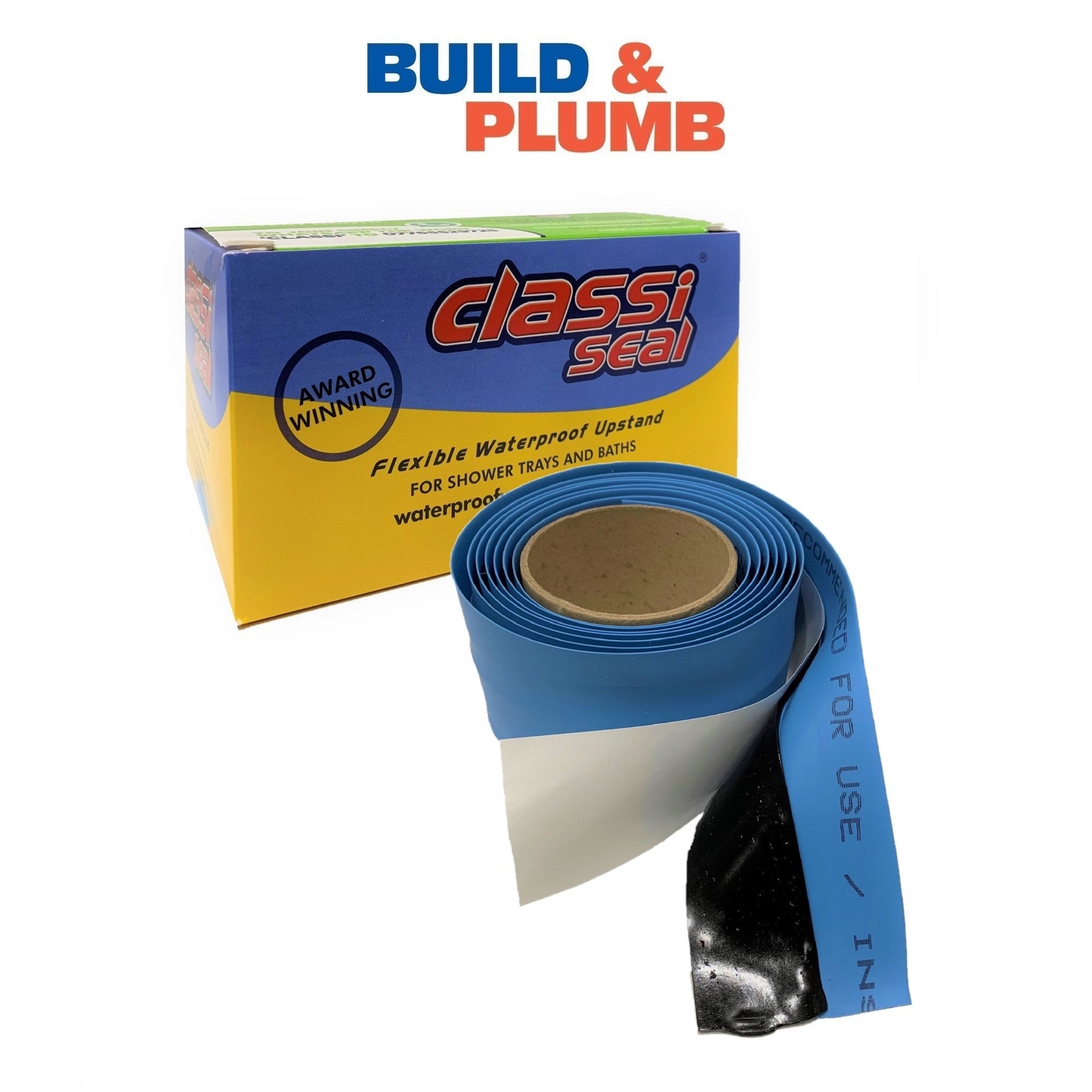 CLASSI SEAL Shower Tray & Bath Flexible Waterproof Upstand Seal Various