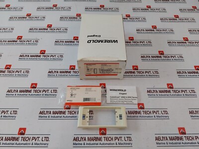 Menge 5X Wiremold 40N2F31WH Kabel Smart Doppel Cover Gerät Halterung Passform