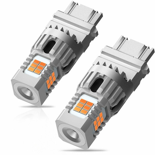 AUXITO 2x Amber 3156/3157 LED Tail Turn Signal Light Bulbs No Hyper Flash Canbus - Picture 11 of 12