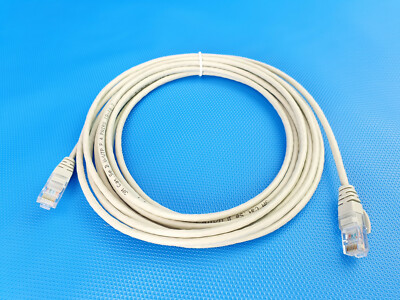 Corning 5m Cat5e Patchcord RJ45 LAN DSL Ethernet Netzwerkkabel U/UTP PVC