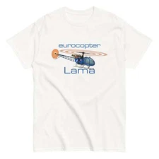 Aerospatiale Lama SA-315B Helicopter T-Shirt - Personalized with Your N#