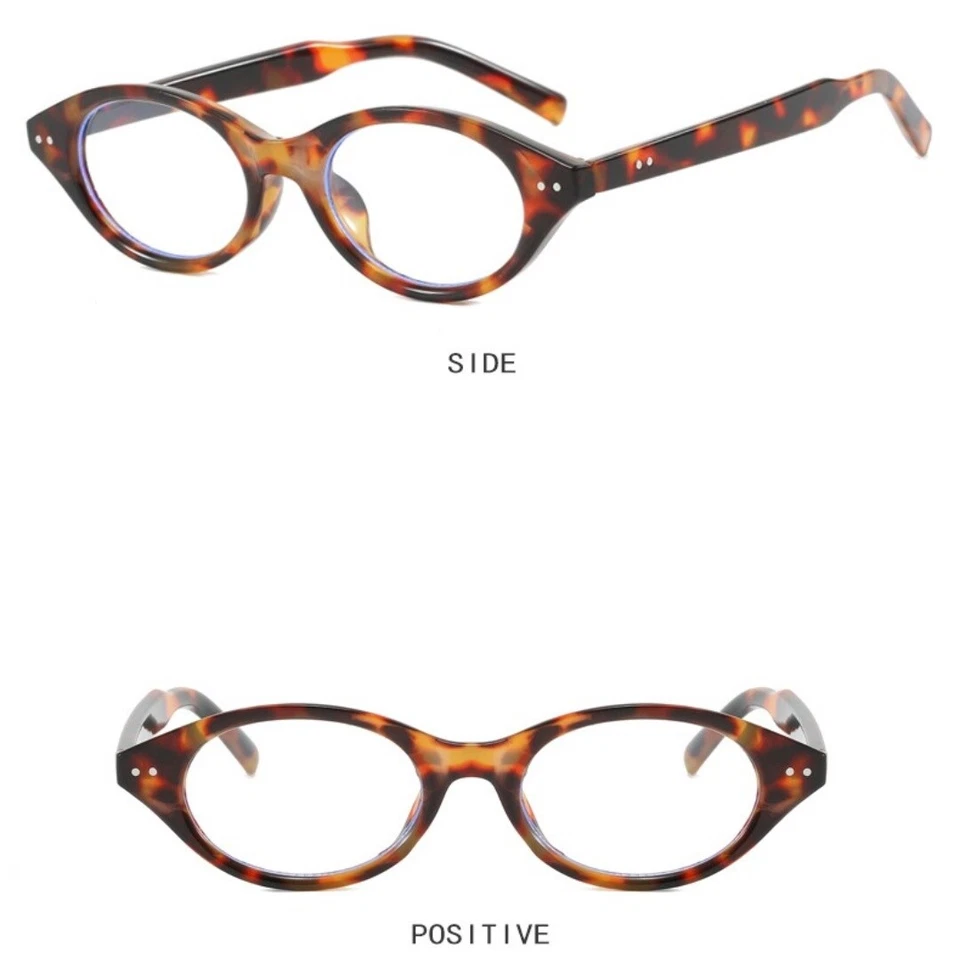 BETSION Retro Oval Blue Light Blocking Reading Glasses Men Women Clear Lens Glasses New