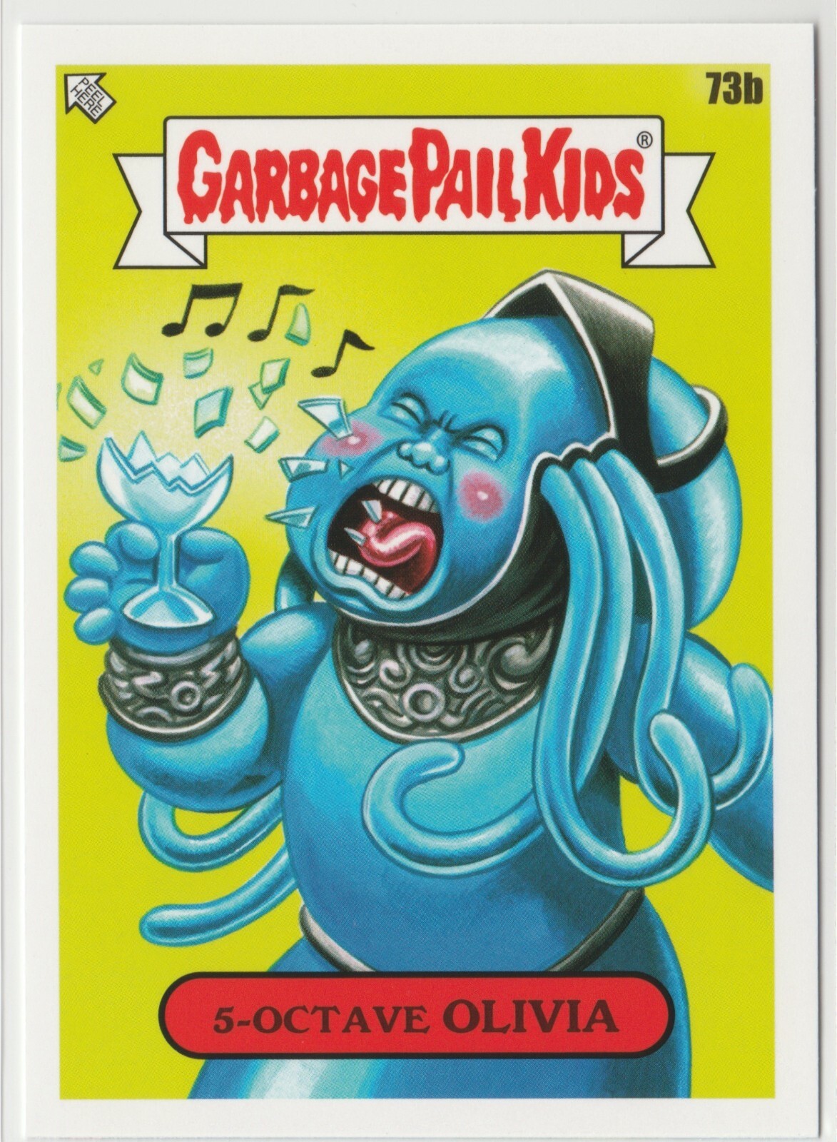 5-Octave Olivia #73b Garbage Pail Kids GPK 2023 Intergoolactic Mayhem Trading Card