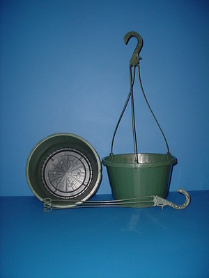  Lot of 5 New 10''inch Elite Hanging Plastic Flower Nursery Pots Baskets