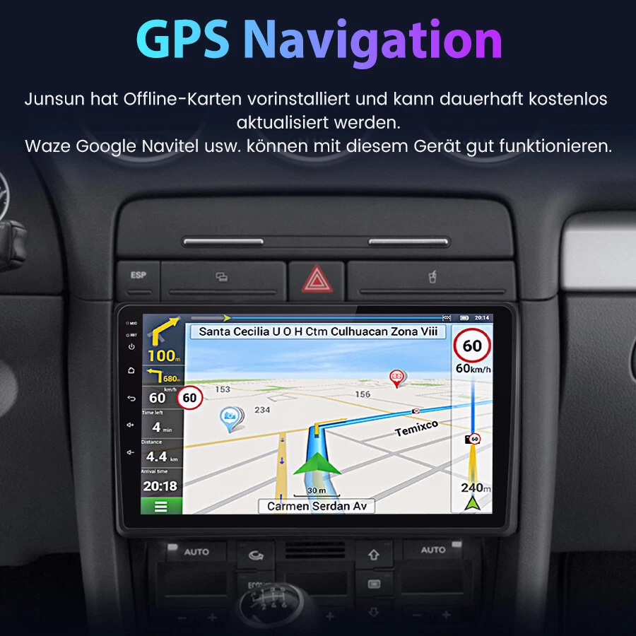 Für Audi A4 S4 RS4 B6 B7 Android 13 Carplay Autoradio GPS Navi DSP SWC DAB 2+64G - Bild 4 von 4