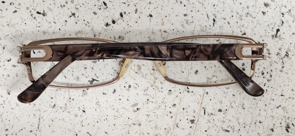 Anteojos Norma Kamali 7306 mármol marrón usados algunos uso bonitos Foto 2 de 4