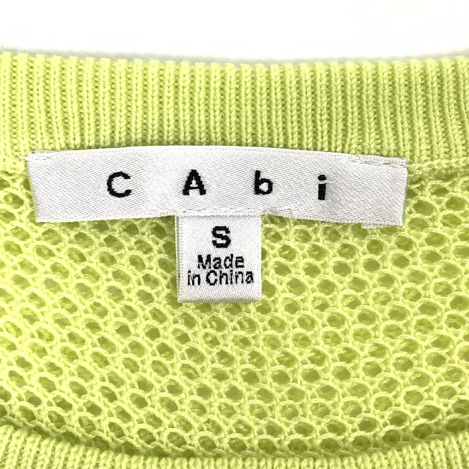 $89 Cabi Lemon Lime Split Back Pullover Size S - image 8