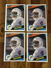 1984 Topps #127 Reggie Roby Miami Dolphins Rookie Card RC Lot Of 4