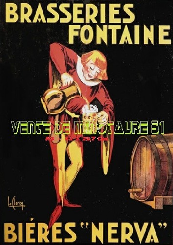 Bière - Brasserie de la Gerbe d'Or Val d'Ajol 88 - A3 Plastifiée - Foto 24 di 24