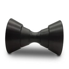 4" Boat Trailer Bow Bell Roller Assembly with 1/2" Shaft fits 4" Bracket, Black