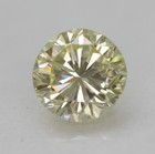 Cert 0.51 Carat Fancy Yellow VVS2 Round Brilliant Natural Mined Diamond 5.08mm