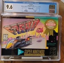 SNES F-Zero Super Nintendo Factory Sealed  New Players Choice CGC 9.6 A++