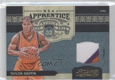 2009 Timeless Treasures NBA Apprentice Materials Prime 25/25 Taylor Griffin 0a1