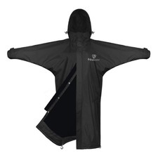 EQUIDRY EQUIMAC Waterproof Jacket with Thin Mesh Lining - Black/Black