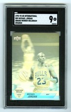 MICHAEL JORDAN~RARE (POP 2) 1992 UPPER DECK HOLOGRAM SPANISH SGC-9 MINT CARD#EB9