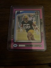 Edgerrin Cooper ~ 2024 Donruss Football Rated Rookie Pink Rookie #325 SKU#219