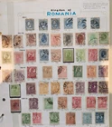 Romania annotated collection on 16 pages