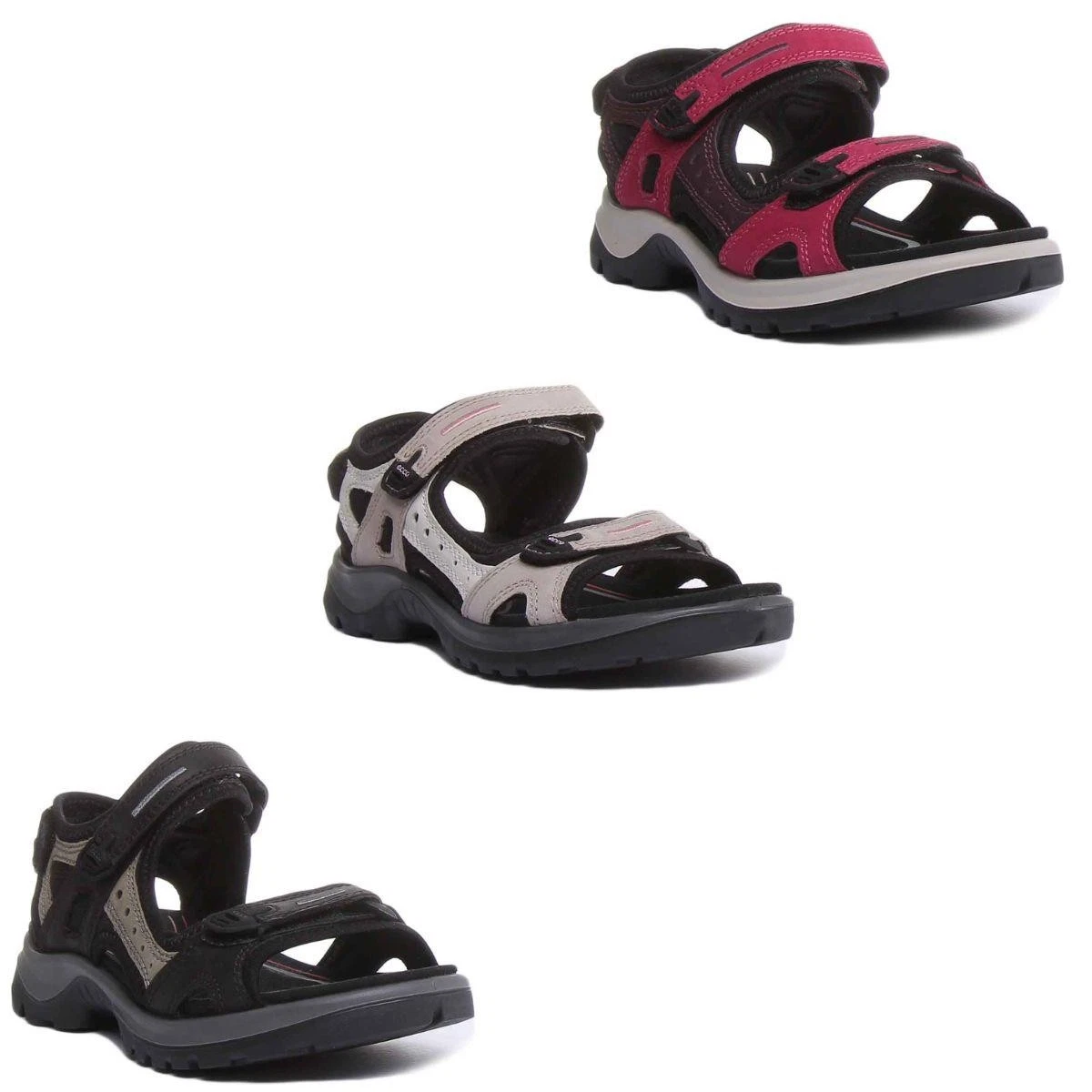 Ecco Offroad Offroad Yucatan Ankle Strap In Taupe Size UK 3 - 8