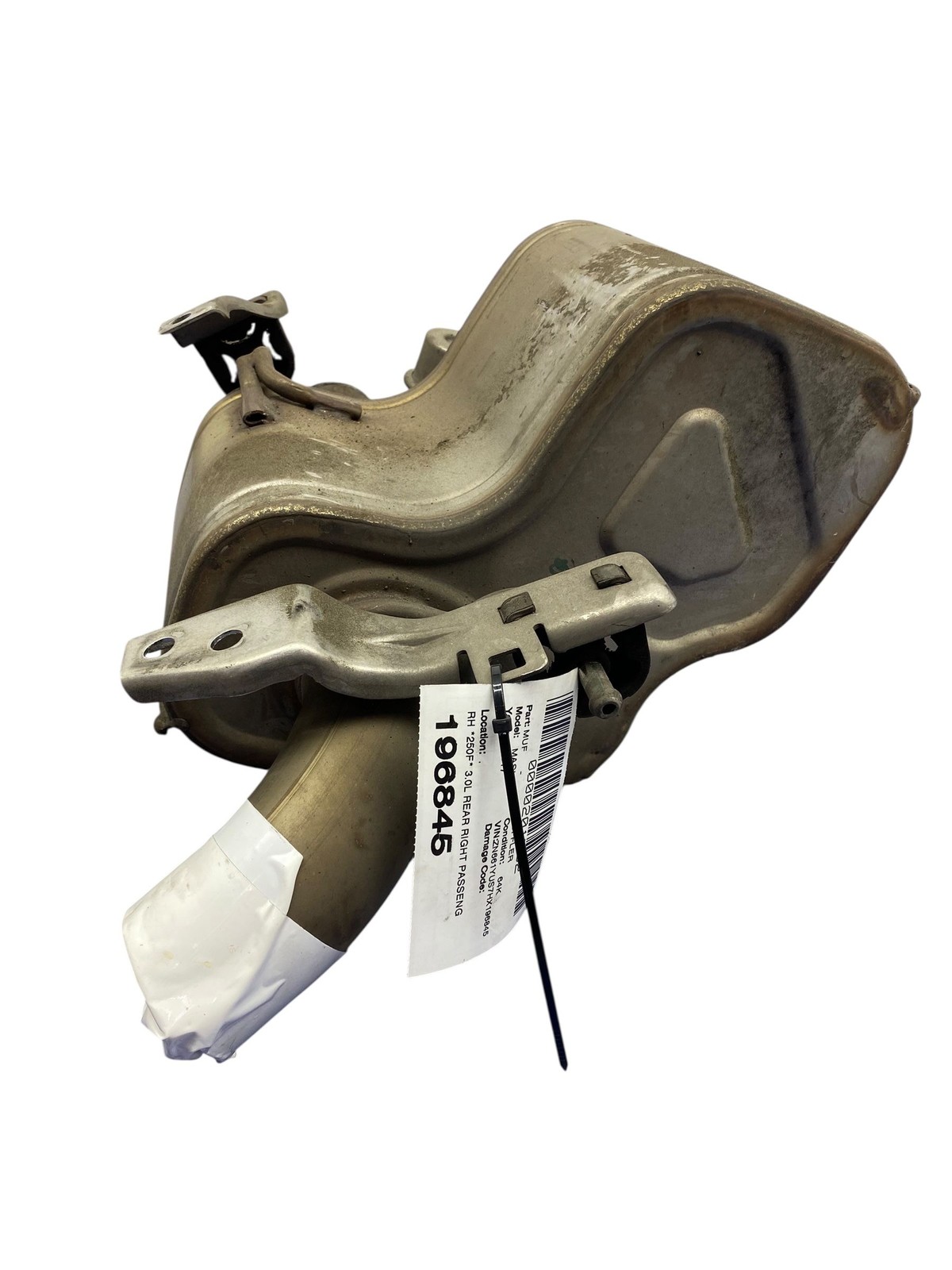 2017-2022 MASERATI LEVANTE M161 3.0L REAR RIGHT PASSENGER SIDE EXHAUST MUFFLER